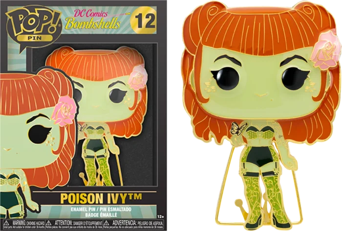 DC COMICS – Pop Large Emaille Pin Nr. 13 – Poison Ivy
