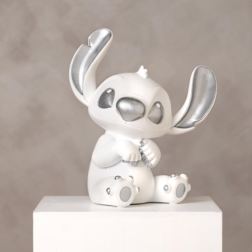 DISNEY STITCH - 'White&Silver' - Money Bank - 20cm