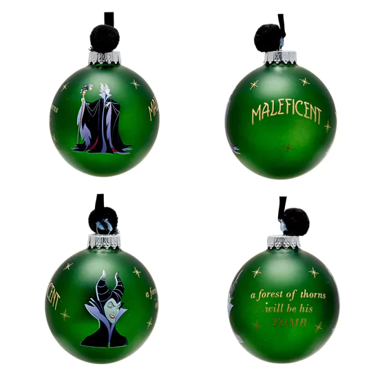 VILLAINS - Set of 7 Xmas Baubles