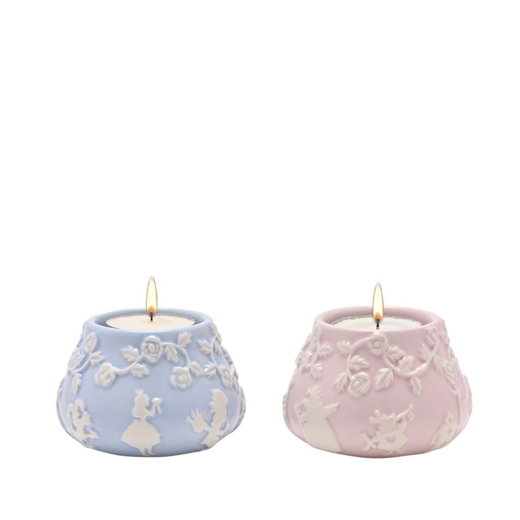 ALICE IN WONDERLAND - Duo - 2 Tea Light Holders