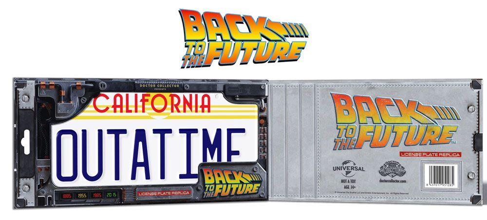 BACK TO THE FUTURE - License Plate 'Outatime' - Replica 1/1