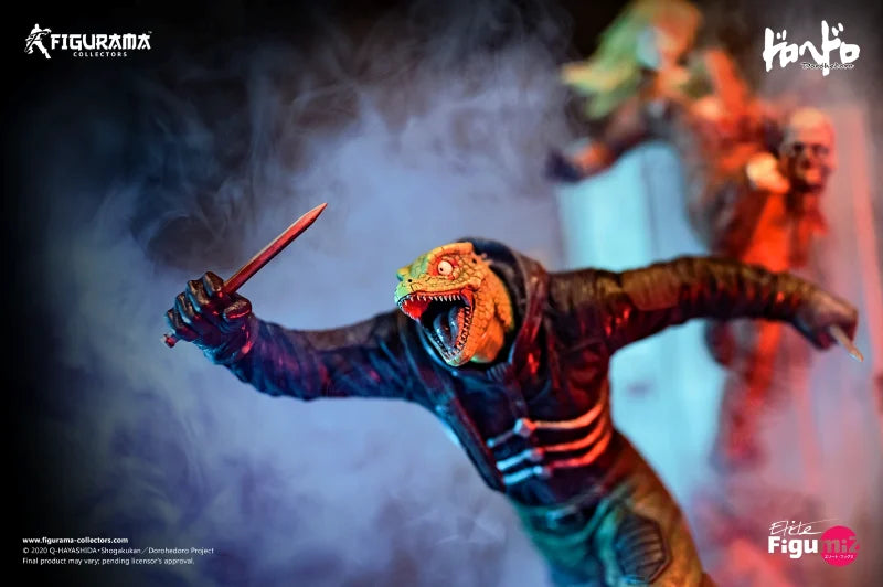 DOROHEDORO - Caïman and Nikaido - Statue Elite Figumiz 1/8 37cm