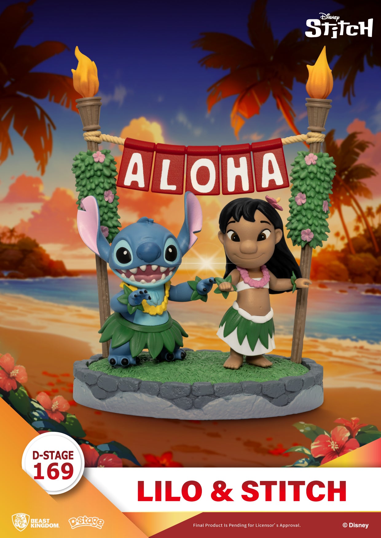 LILO & STITCH - Aloha - Diorama D-Stage 13cm