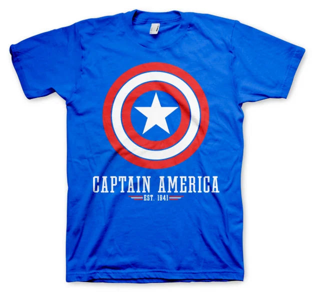 CAPTAIN AMERICA - Blau - T-Shirt (L)