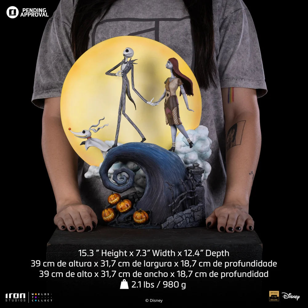 NBX - Jack & Sally - Statue Art Scale 1/10 Deluxe 39cm