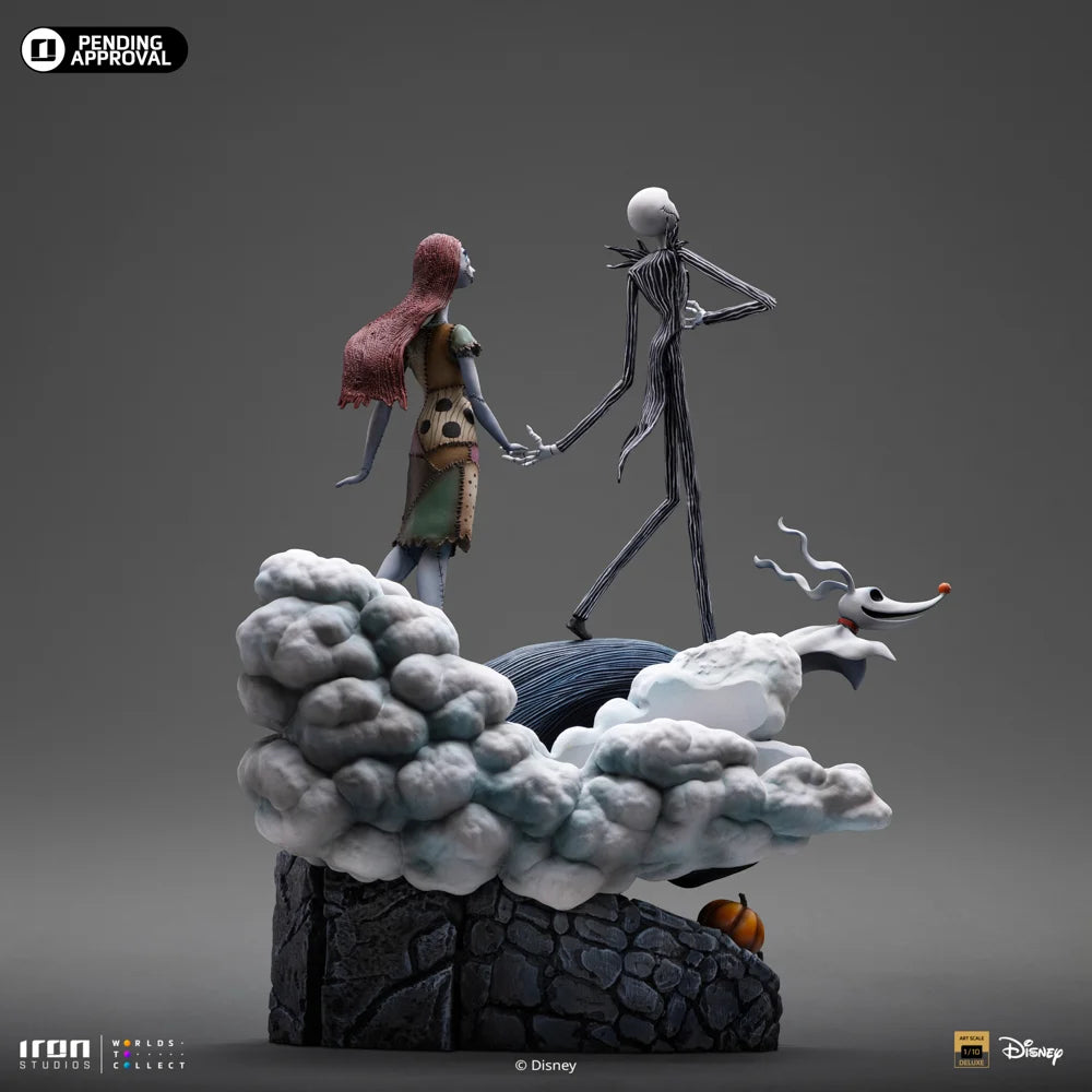 NBX - Jack & Sally - Statue Art Scale 1/10 Deluxe 39cm