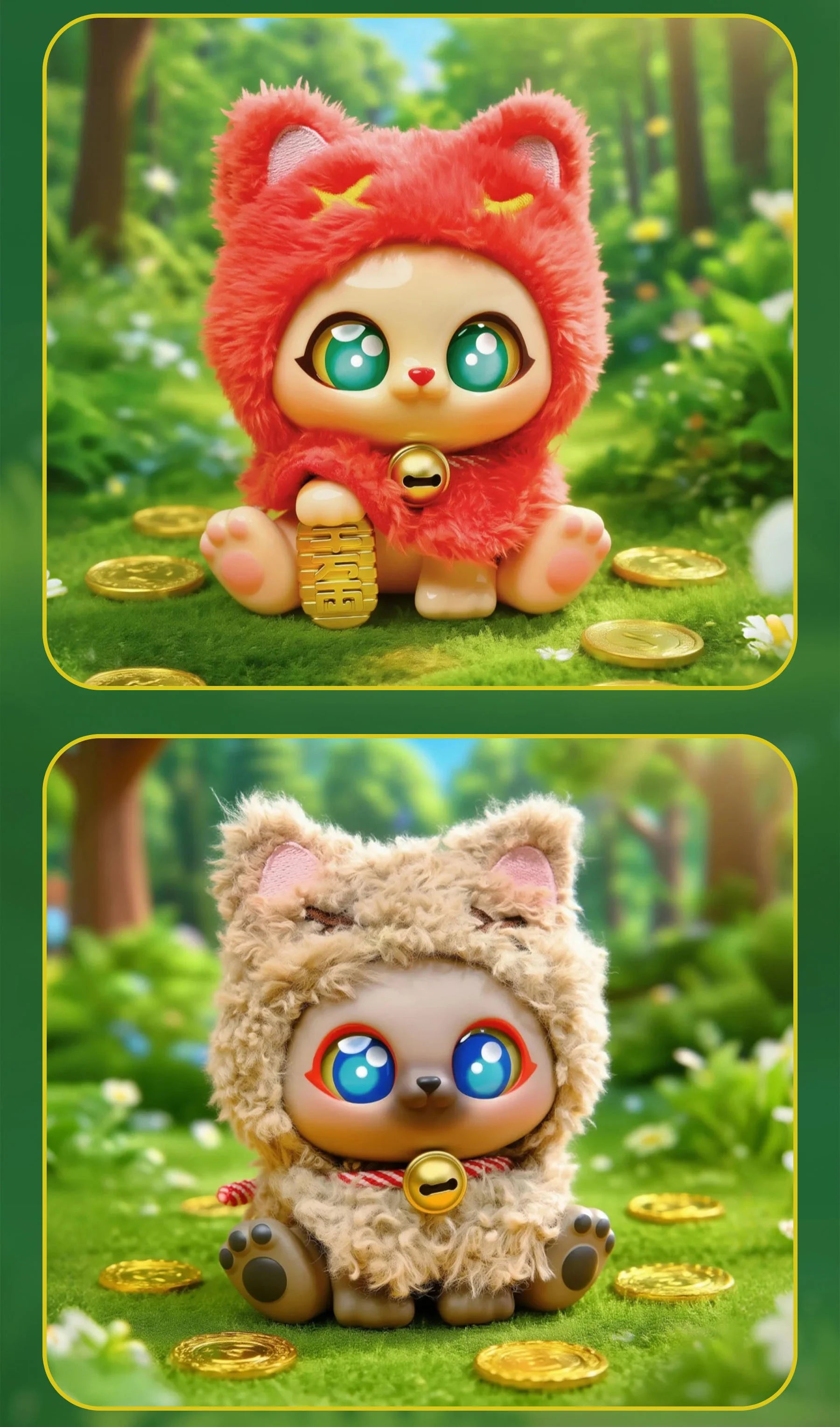 PICOCO - Lucky Kitty Cape Series BLIND BOX (6pcs) - 10cm