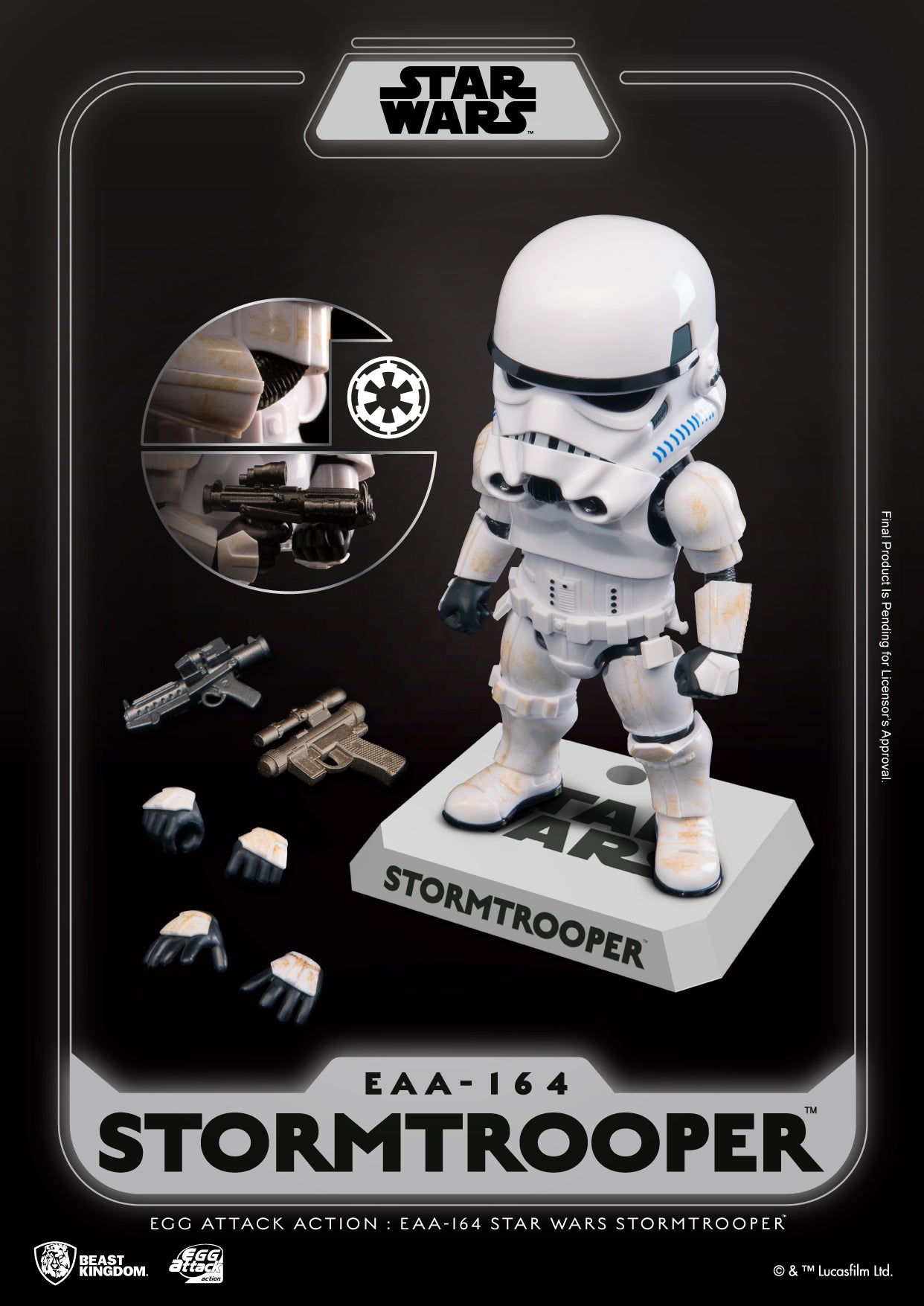 STAR WARS - Stormtrooper - Figure Egg Attack Action 16.5cm