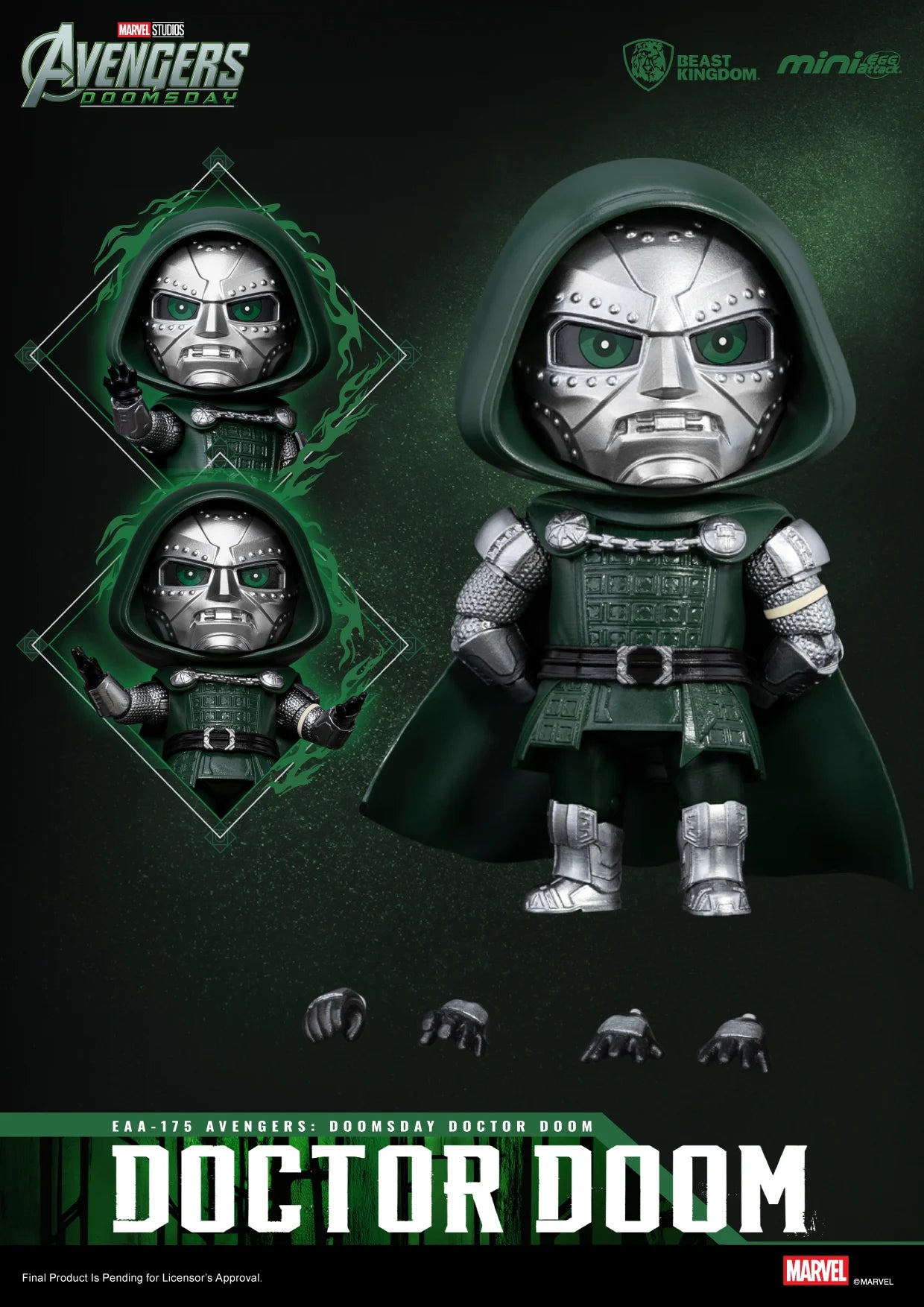 AVENGERS DOOMSDAY - Doctor Doom - Figure Egg Attack Action 12.3cm
