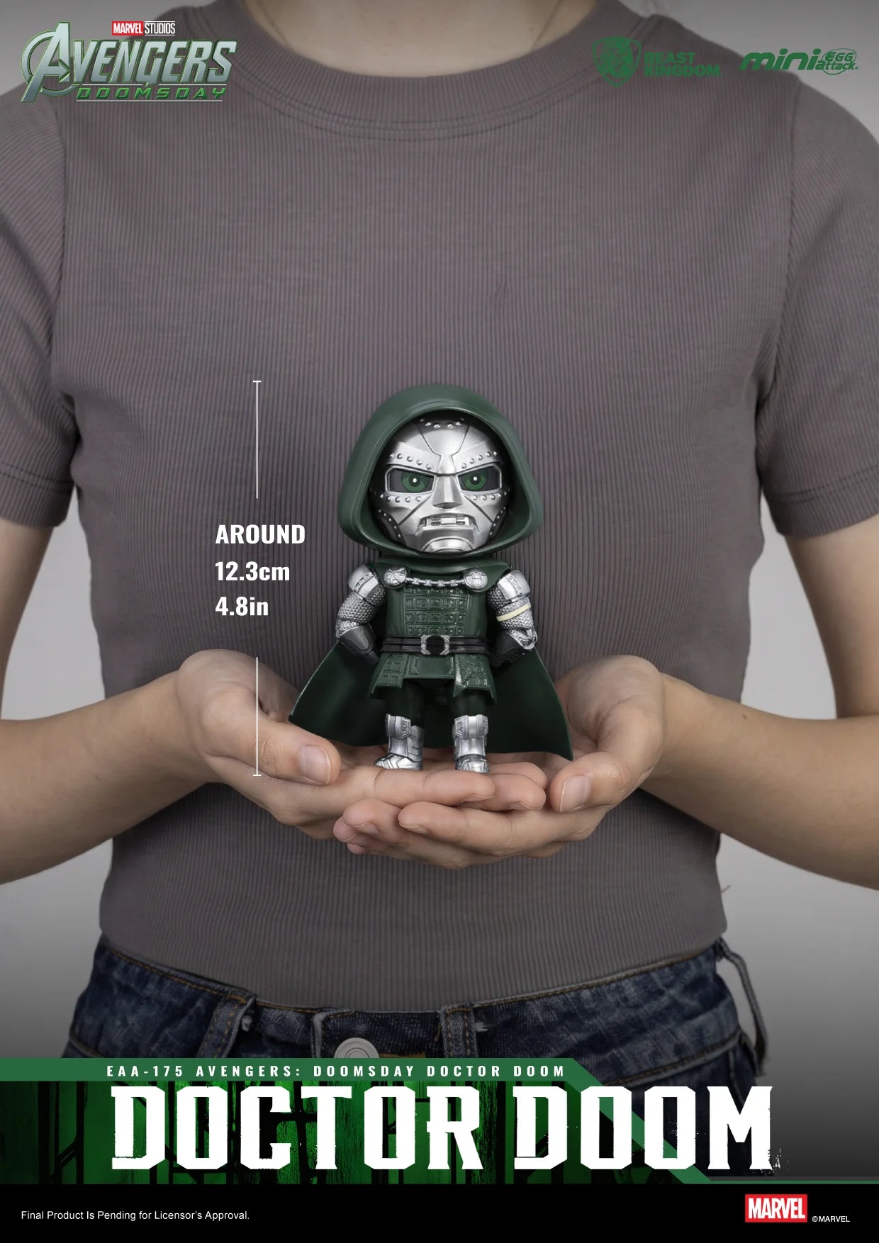 AVENGERS DOOMSDAY - Doctor Doom - Figure Egg Attack Action 12.3cm