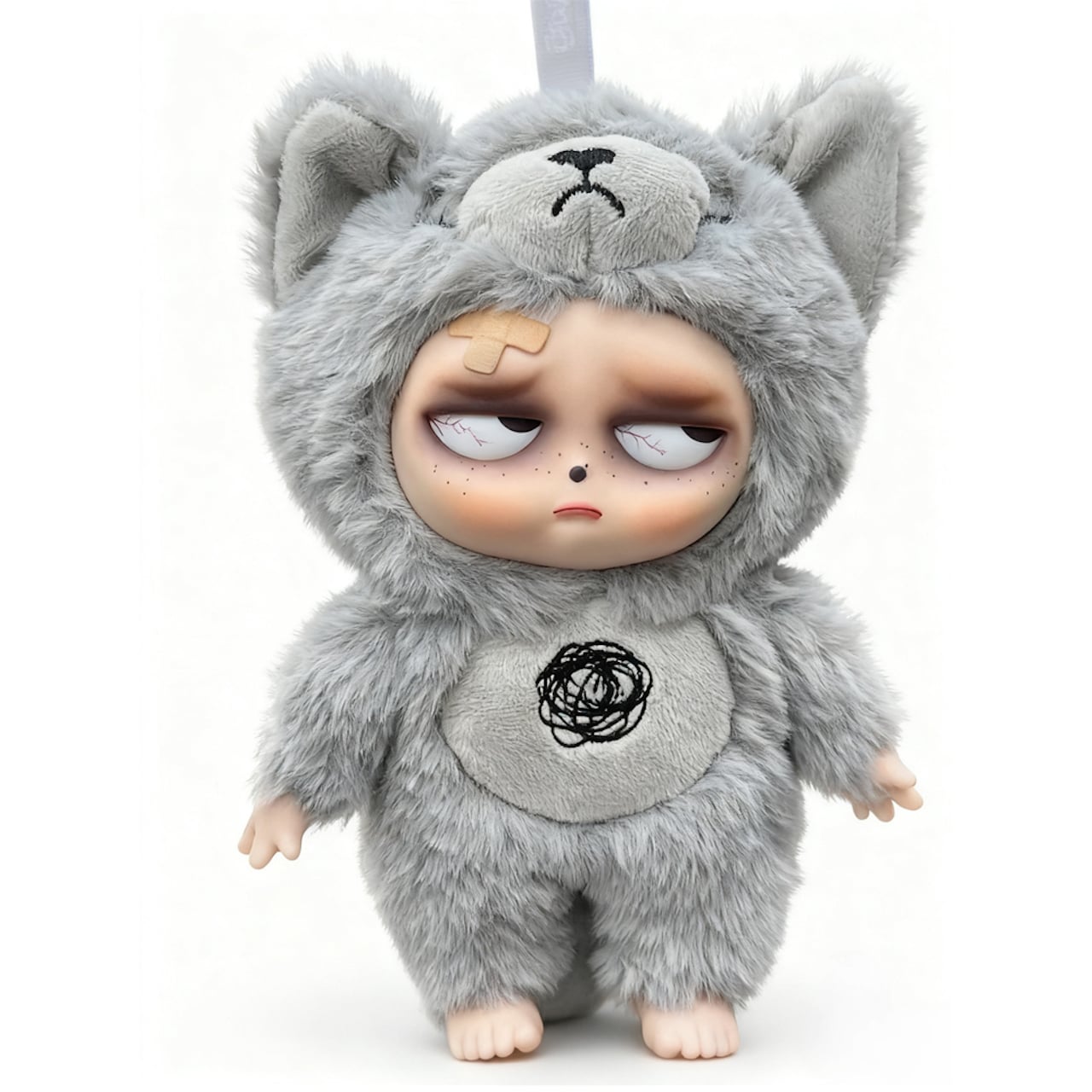 Sleeples Grumpipi Plush + Acrylic Keychain & Card - BLIND BOX - 13cm