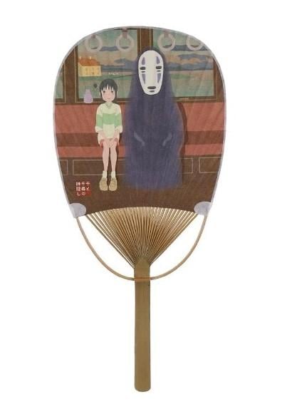 SPIRITED AWAY - Chihiro & No Face in train - Fan 375x175x5mm