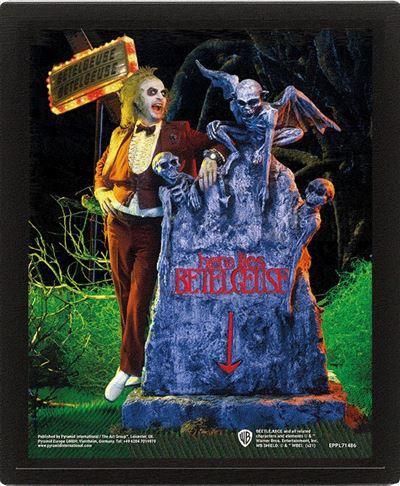 BEETLEJUICE - Graveyard - 3D Lenticular Poster 26x20cm