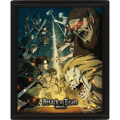 ATTACK ON TITAN - Season 4 - 3D Lenticular Poster 26x20cm