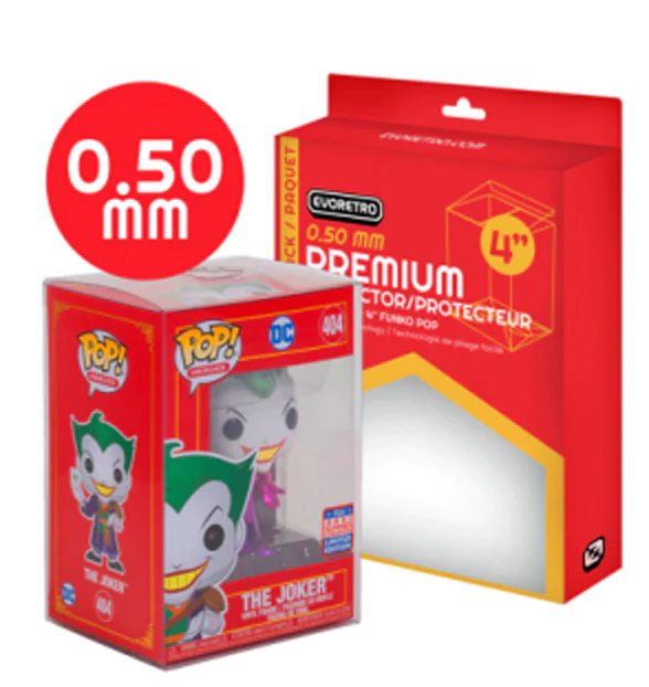 EVORETRO - Premium Funko Pop Plastic Protector for 4 Inch 10-Pack