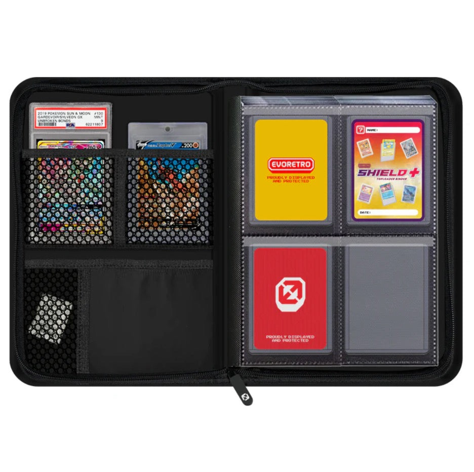 EVORETRO - Shield + Compact 96 Topload Cards Binder Black