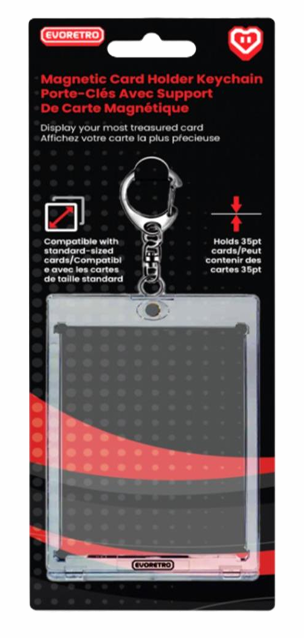 EVORETRO - Magnetic card holder keychain