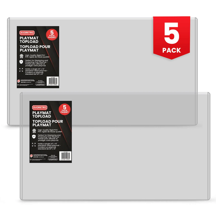 EVORETRO -  Topload Holder For Playmat 5pc