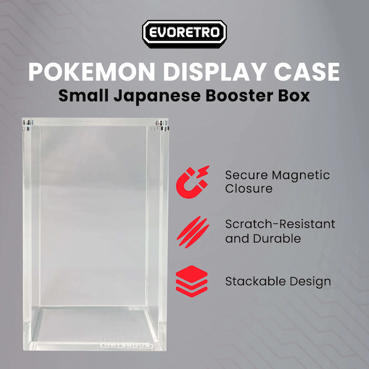 EVORETRO - Acrylic Case For Small Display Pokemon Japanese 1pc