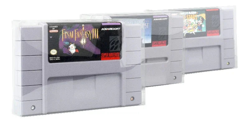 EVORETRO - SNES (Cartridge) - PET Protectors 25 piece