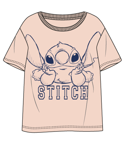LILO &amp; STITCH - Stitch - Unisex T-Shirt Rosa (XL)
