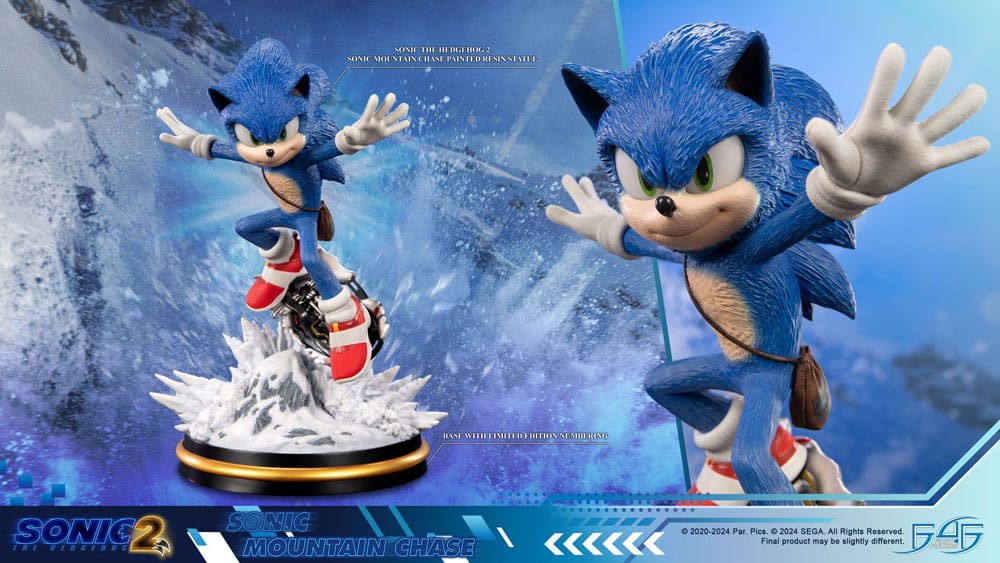 SONIC THE HEDGEHOG 2 - Sonic Mountain Chase - Statue 34cm