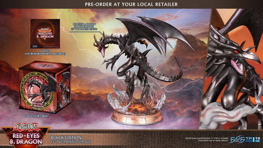 YU-GI-OH! - Red Eyes Black Dragon - Statue 33cm