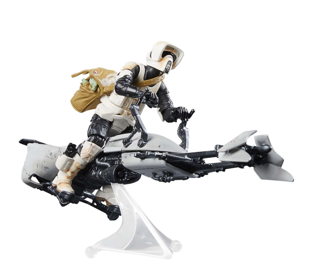 MANDALORIAN -Speeder Bike & Scout Trooper -Fig Vintage Collection 10cm