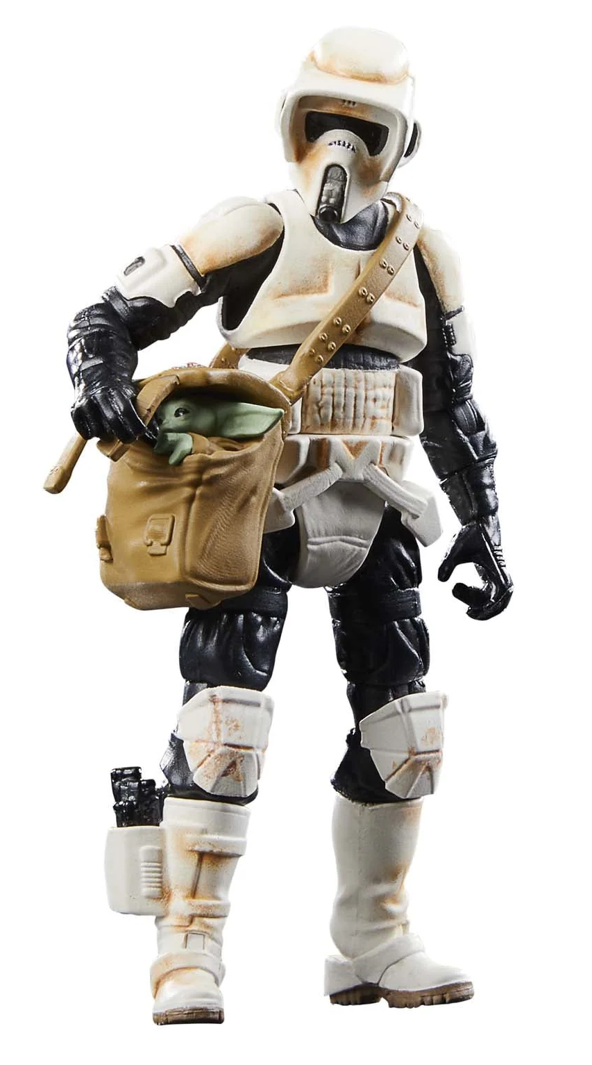 MANDALORIAN -Speeder Bike & Scout Trooper -Fig Vintage Collection 10cm