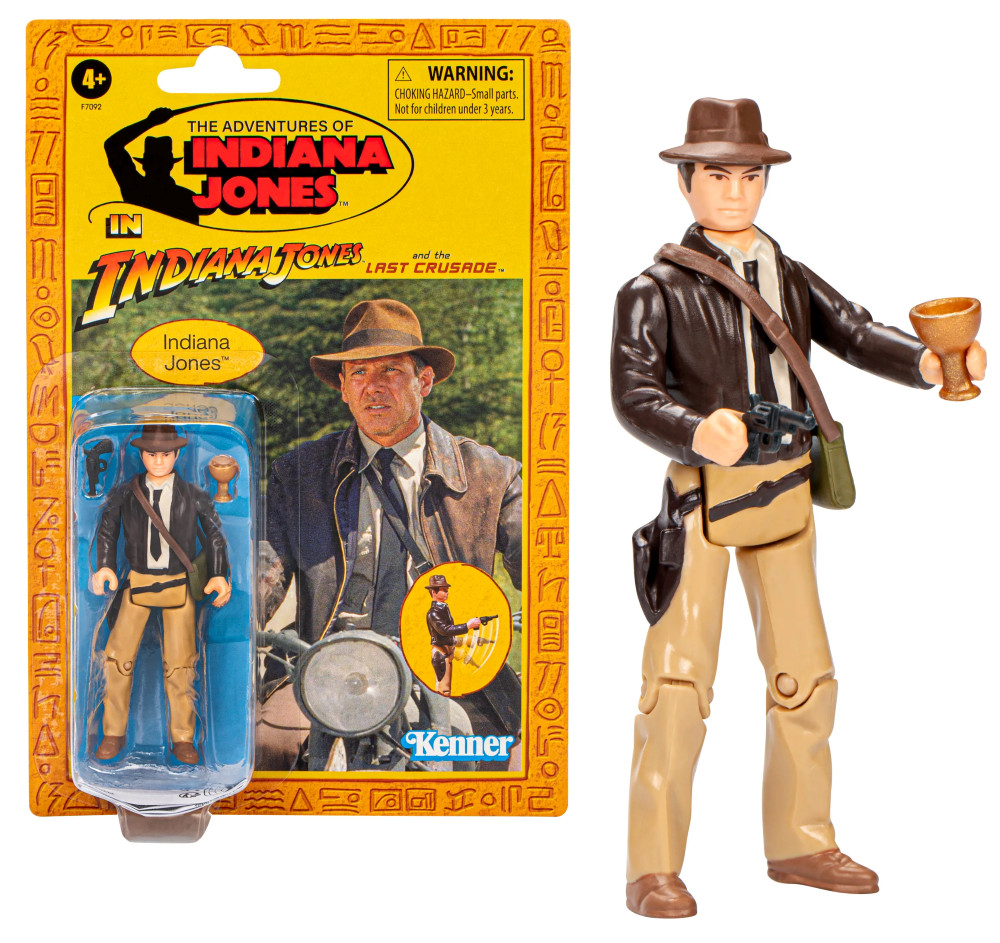 INDIANA JONES 3 - Indiana Jones - Figur Retro Collection 10cm