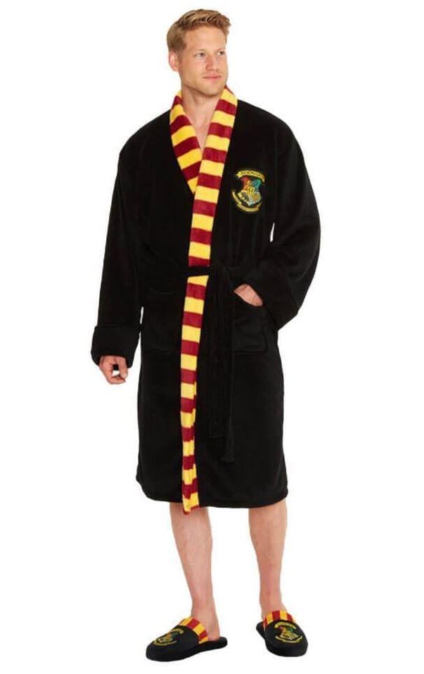 HARRY POTTER - Bathrobe Mens - Hogwarts - One Size