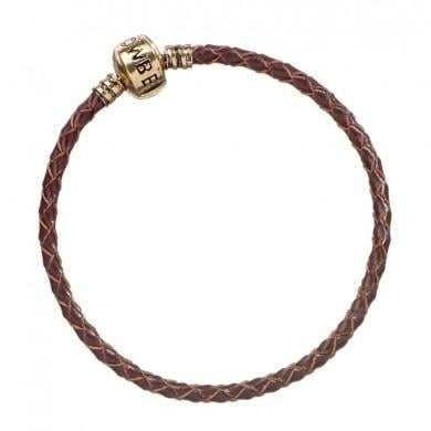 FANTASTIC BEASTS - Brown Leather Charm Bracelet - 21cm