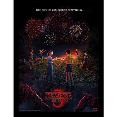STRANGER THINGS - One Summer - Collector Print 30x40cm