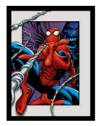 SPIDER-MAN – Swinging – Sammlerdruck 30 x 40 cm