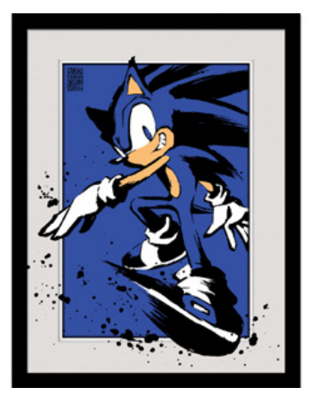 SONIC – Splatter – Sammlerdruck 30 x 40 cm