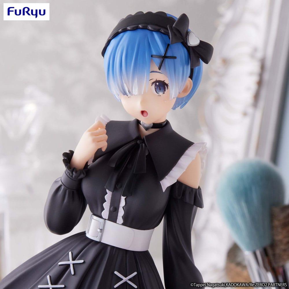 RE ZERO - Rem "Girly Outfit  Black" - Statue Trio-Try-It 21cm