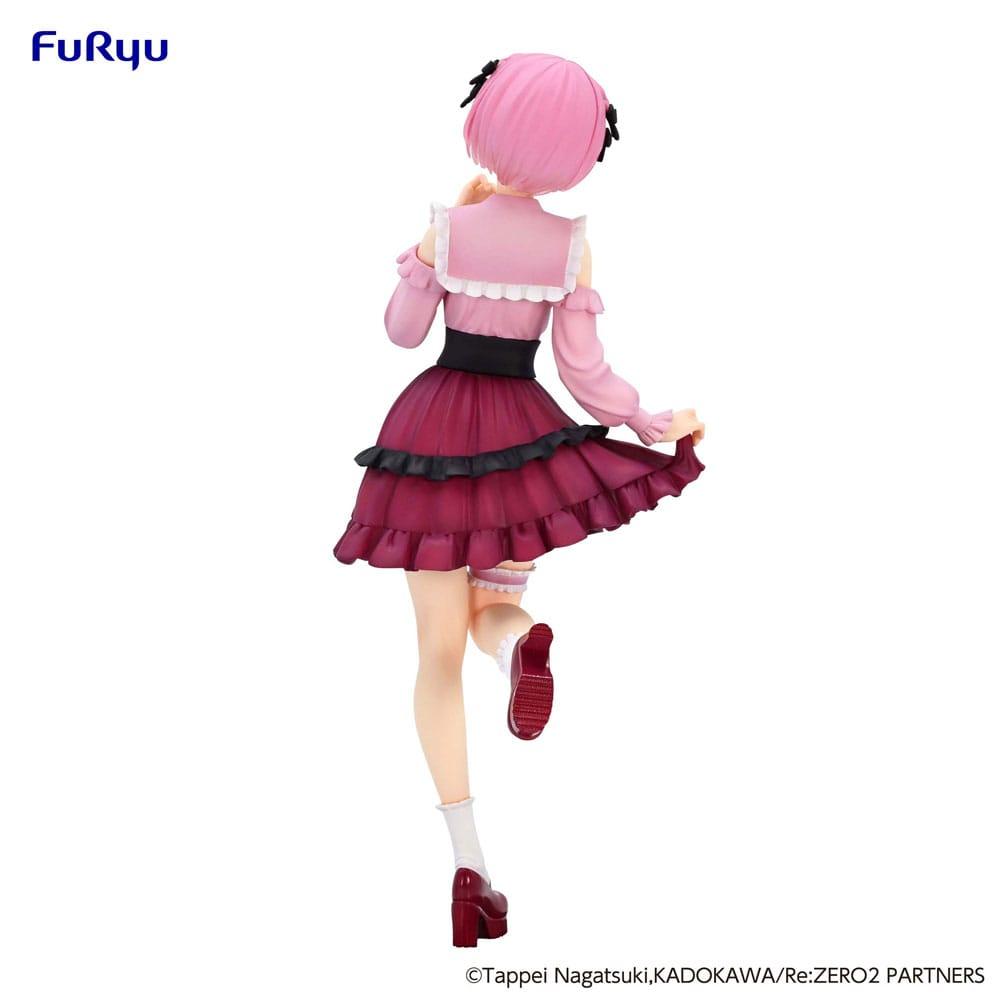 RE ZERO - Rahmen „Girly Outfit Pink“ – Statue Trio-Try-It 21cm