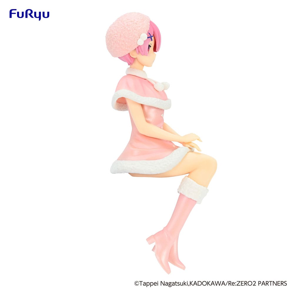 RE ZERO - Ram "Snow" - Statue Noodle Stopper 14cm