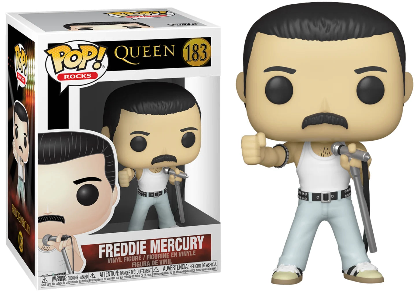 QUEEN - POP N° 183 - Freddie Mercury Radio Gaga 1985