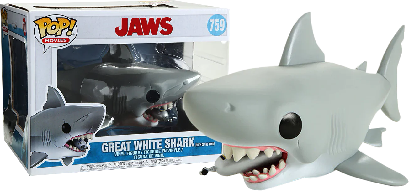 JAWS - POP SUPER 6" N° 759 - Jaws with Diving Tank