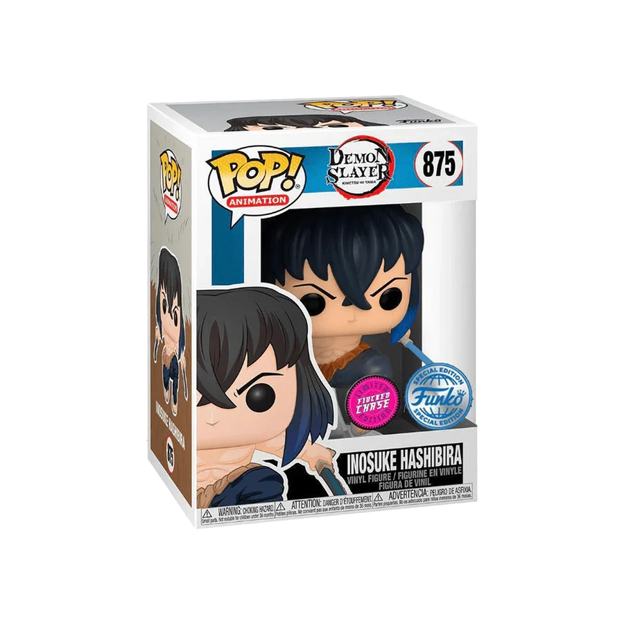 DEMON SLAYER - Pop N° 875 - Inosuke Hashibira Flocked SE with Chase