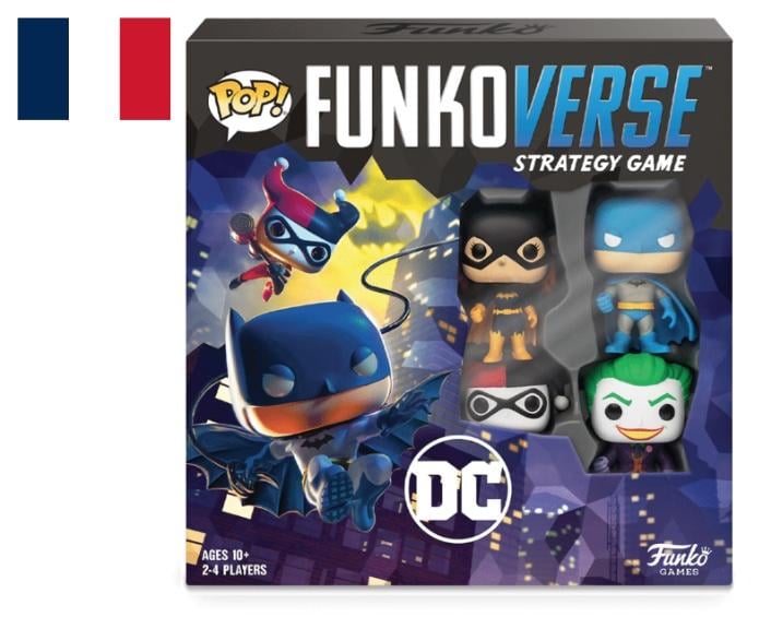 DC COMICS - Funkoverse 100 4-Pack - Base Set 'FRENCH'