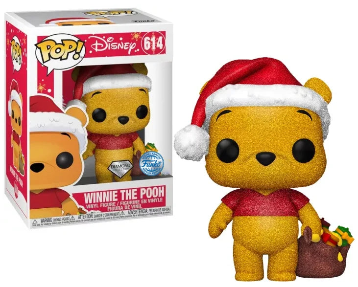 DISNEY - POP Disney N°614 -Winnie The Pooh "Holiday" (Diamond Glitter)