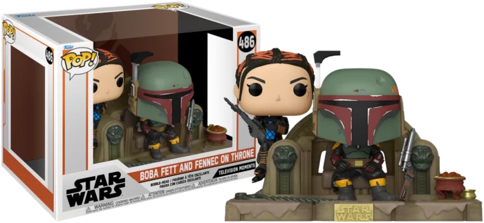 THE MANDALORIAN – POP MOMENT N° 486 – Boba Fett &amp; Fennec Shand
