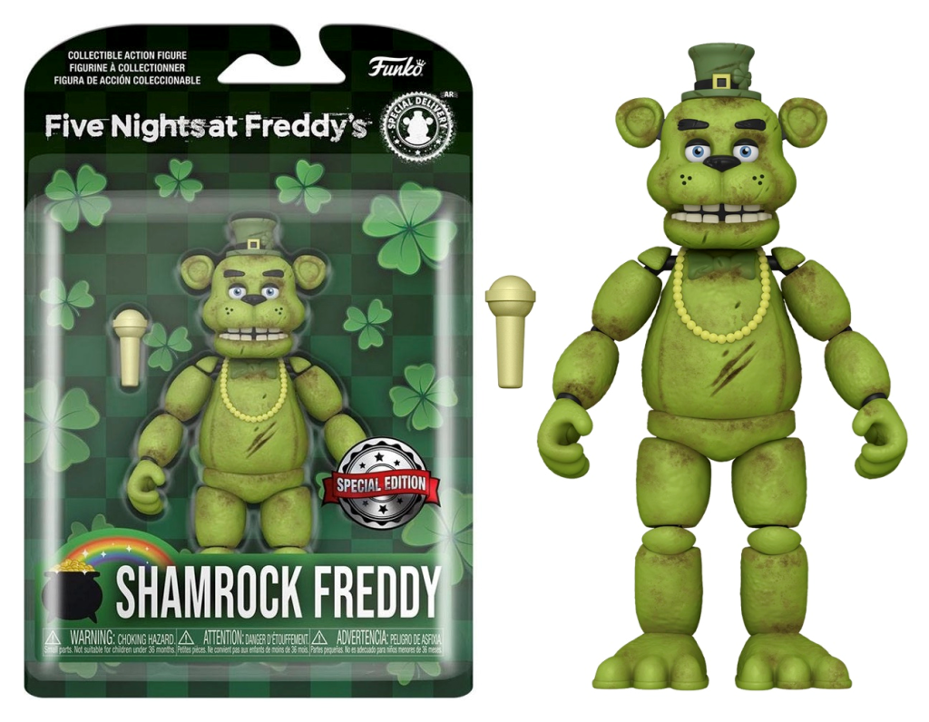 FIVE NIGHTS AT FREDDY'S S7- Shamrock Freddy - Action Figure POP 12.5cm