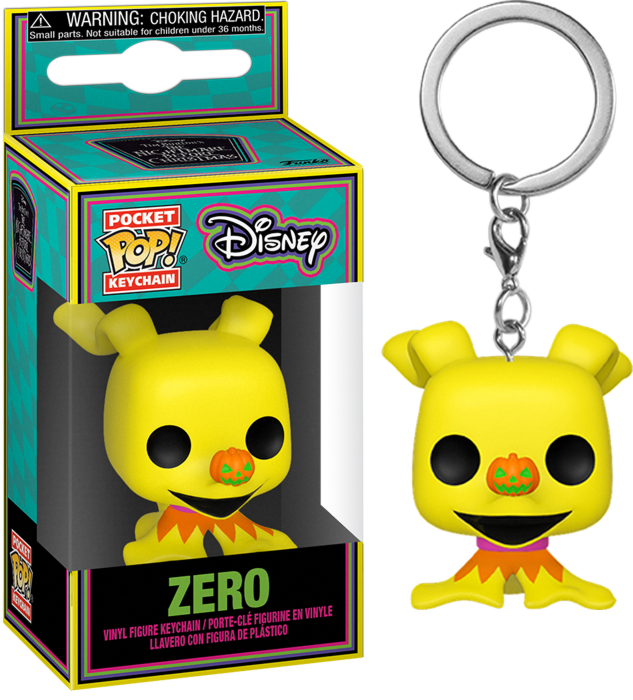NIGHTMARE BEFORE CHRISTMAS - Pocket Pop Keychains - Blacklight Zero