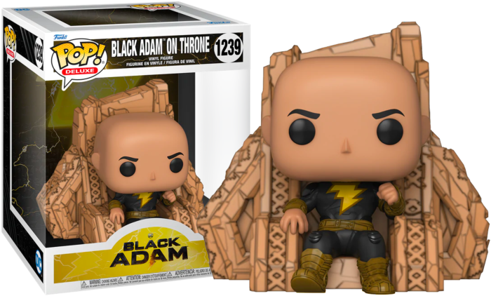 BLACK ADAM - POP Deluxe N° 1239 - Black Adam on Throne