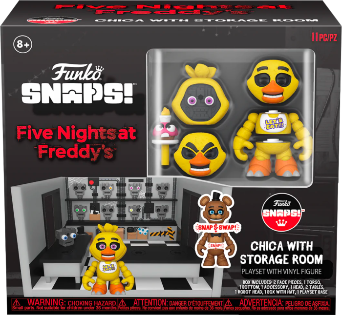 FNAF - Storage Room w/ Chica - Snap Playset Funko