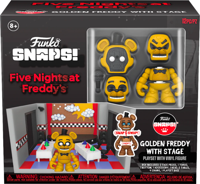 FNAF - Stage w/ Freddy (GD) - Snap Playset Funko