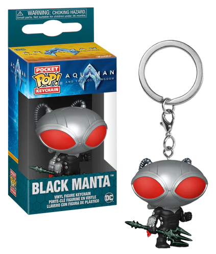 AQUAMAN 2 – Pocket Pop Schlüsselanhänger – Black Manta